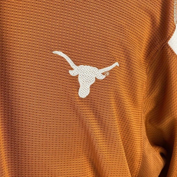 Nike XXL Authentic Texas Longhorns Team Coaches Polo Shirt Hook Em Dri Fit -Mens - Picture 10 of 14